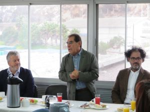 En la oportunidad el director del programa de doctorado BEA, Dr. Julio Vásquez dio la bienvenida a los nuevos estudiantes.