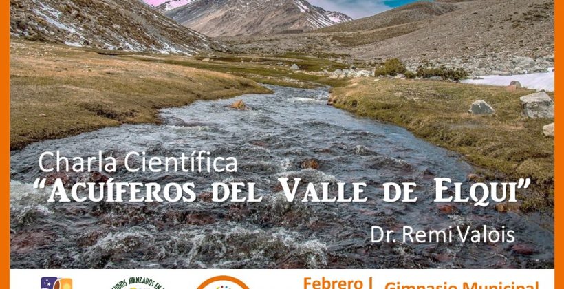 En charla de divulgación para todo público: informarán particularidades de aguas subterráneas en el Valle de Elqui