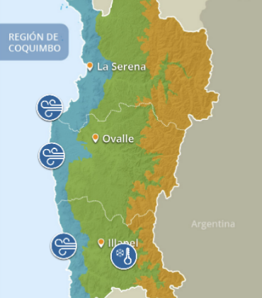 Pronostican probables heladas para sectores del Choapa
