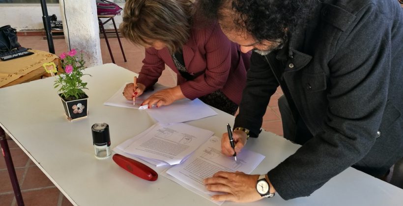CEAZA reafirma compromiso de trabajo y apoyo en Liceo Polivalente de Tongoy