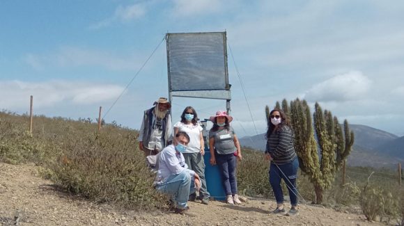 Comunidades agrícolas conocen proyecto científico sobre plantas que captan agua a partir de la niebla
