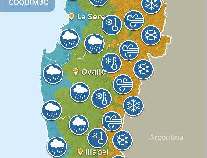 CEAZA entrega el balance de precipitaciones ocurridas durante este fin semana