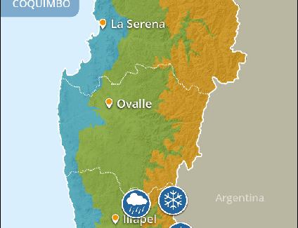 CEAZA informa sobre sistema frontal que llegará a la Región de Coquimbo durante esta semana