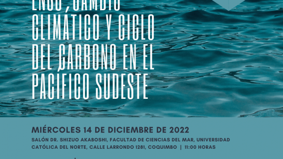 Invitan a simposio sobre relación oceánica entre El Niño y las dinámicas de carbono en sistema de surgencia Chile Perú