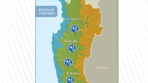 CEAZA emite alerta por altas temperaturas máximas en la Región de Coquimbo