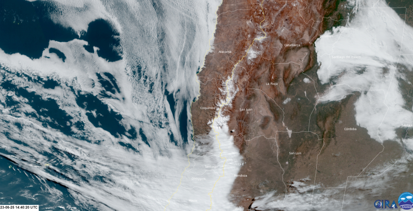 Hasta 54 cm de nieve precipitaron en la cordillera de la Región de Coquimbo