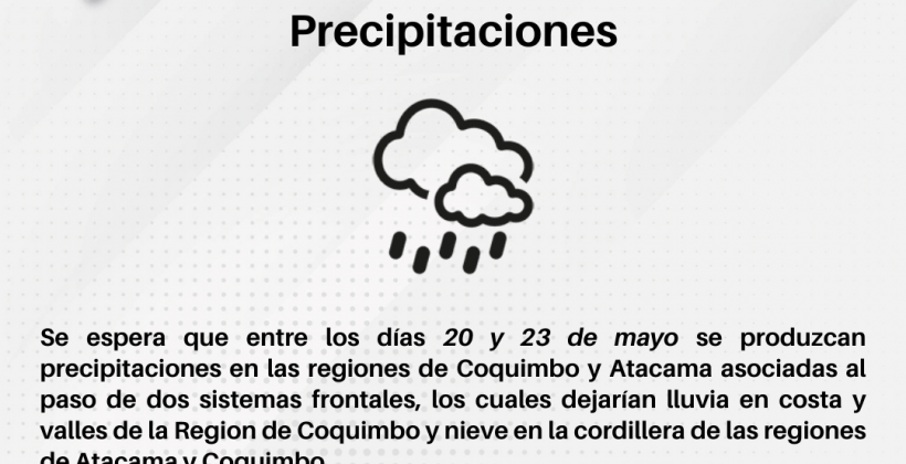 CEAZA pronostica precipitaciones para las regiones de Coquimbo y Atacama CEAZA pronostica precipitaciones para las regiones de Coquimbo y Atacama