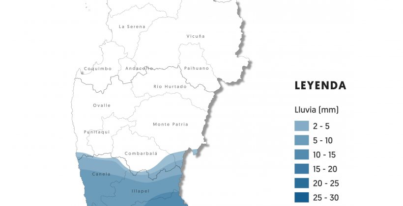 Pronostican lluvias para este martes 18 de junio en la provincia del Choapa Pronostican lluvias para este martes 18 de junio en la provincia del Choapa