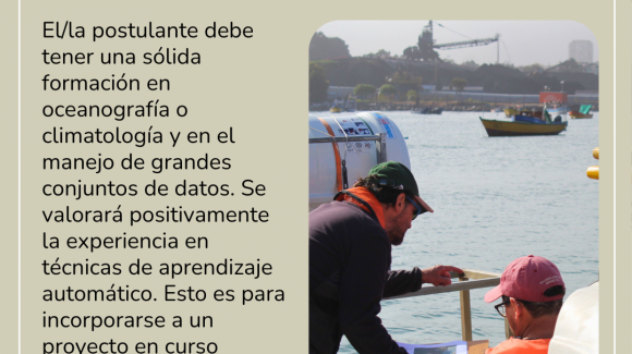 CEAZA busca un/a investigador/a postdoctoral en oceanografía física