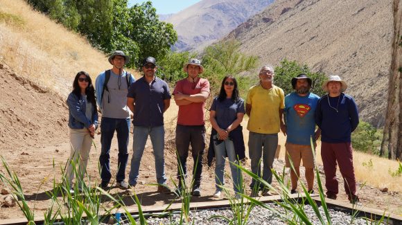 Humedal artificial impulsado por CEAZA permitirá reutilizar aguas residuales de Pisquera Los Nichos en el Valle de Elqui